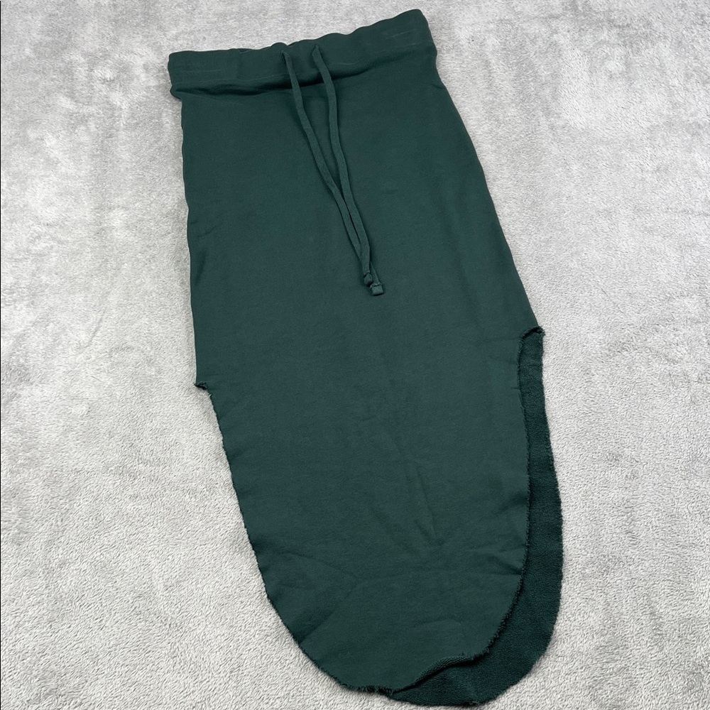 Frank & Eileen 100% Cotton Unforgettable Donegal Skirt‎ Fleece Evergreen XS